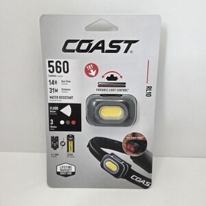 COAST RL10 LED Headlamp 560 Lumens Water Resistant Variable Light New Sealed